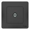 Розетка TV SYSTEME ELECTRIC BLANCA, оконечная, скрытый монтаж, антрацит, BLNTS000016