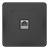 Розетка компьютерная RJ45 SYSTEME ELECTRIC BLANCA, скрытый монтаж, антрацит, BLNIS045006