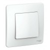 Выключатель 1-клавишный SYSTEME ELECTRIC BLANCA, скрытый монтаж, белый, BLNVS010101