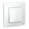 Переключатель 1-клавишный SYSTEME ELECTRIC BLANCA, скрытый монтаж, белый, BLNVS010601