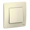 Выключатель 1-клавишный SYSTEME ELECTRIC BLANCA, скрытый монтаж, молочный, BLNVS010102