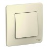 Переключатель 1-клавишный SYSTEME ELECTRIC BLANCA, скрытый монтаж, молочный, BLNVS010602