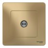 Розетка TV SYSTEME ELECTRIC BLANCA, оконечная, скрытый монтаж, титан, BLNTS000014