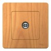Розетка TV SYSTEME ELECTRIC BLANCA, оконечная, скрытый монтаж, ясень, BLNTS000015