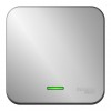 Выключатель 1-клавишный SYSTEME ELECTRIC BLANCA с подсветкой, открытый монтаж, алюминий, BLNVA101103