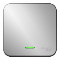 Переключатель 1-клавишный SYSTEME ELECTRIC BLANCA с подсветкой, открытый монтаж, алюминий, BLNVA106113