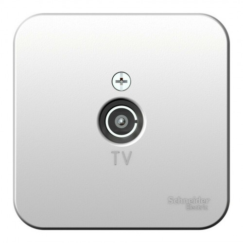 Розетка TV SYSTEME ELECTRIC BLANCA, оконечная, открытый монтаж, алюминий, BLNTA000013