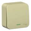 Выключатель 1-клавишный SYSTEME ELECTRIC BLANCA, открытый монтаж, бежевый, BLNVA101117