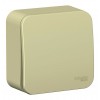 Выключатель 1-клавишный SYSTEME ELECTRIC BLANCA, открытый монтаж, бежевый, BLNCA101017