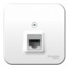 Розетка компьютерная RJ45 SYSTEME ELECTRIC BLANCA, открытый монтаж, белый, BLNIA045001