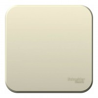 Переключатель 1-клавишный SYSTEME ELECTRIC BLANCA, открытый монтаж, молочный, BLNVA106012