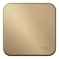 Выключатель 1-клавишный SYSTEME ELECTRIC BLANCA, открытый монтаж, титан, BLNVA101014