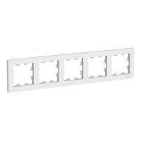 Рамка 5 постов SYSTEME ELECTRIC ATLASDESIGN, лотос, ATN001305