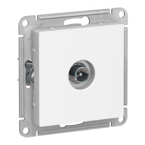 Розетка TV SYSTEME ELECTRIC ATLASDESIGN, оконечная, скрытый монтаж, лотос, ATN001391