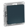 Выключатель 1-клавишный двухполюсный SYSTEME ELECTRIC ATLASDESIGN, скрытый монтаж, изумруд, ATN000821