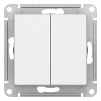 SYSTEME ELECTRIC AtlasDesign Лотос Выключатель 2-клавишный с самовозвратом, сх.5, 10АХ, механизм