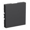 Заглушка SYSTEME ELECTRIC ATLASDESIGN, скрытый монтаж, базальт, ATN001409