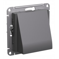 Вывод кабеля SYSTEME ELECTRIC ATLASDESIGN, скрытый монтаж, базальт, ATN001499