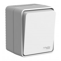 Выключатель 1-клавишный SYSTEME ELECTRIC ATLASDESIGN PROFI56, открытый монтаж, серый, ATN543011