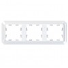 Рамка 3 поста SYSTEME ELECTRIC ATLASDESIGN ANTIQUE, белый, ATN100103
