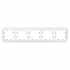 Рамка 5 постов SYSTEME ELECTRIC ATLASDESIGN ANTIQUE, белый, ATN100105