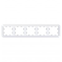 Рамка 5 постов SYSTEME ELECTRIC ATLASDESIGN ANTIQUE, белый, ATN100105