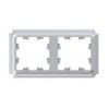 Рамка 2 поста SYSTEME ELECTRIC ATLASDESIGN ANTIQUE, алюминий, ATN100302