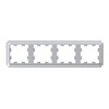 Рамка 4 поста SYSTEME ELECTRIC ATLASDESIGN ANTIQUE, алюминий, ATN100304
