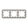 Рамка 3 поста SYSTEME ELECTRIC ATLASDESIGN ANTIQUE, шампань, ATN100503