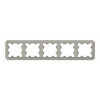 Рамка 5 постов SYSTEME ELECTRIC ATLASDESIGN ANTIQUE, шампань, ATN100505