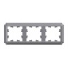Рамка 3 поста SYSTEME ELECTRIC ATLASDESIGN ANTIQUE, сталь, ATN100903