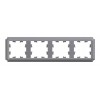 Рамка 4 поста SYSTEME ELECTRIC ATLASDESIGN ANTIQUE, сталь, ATN100904