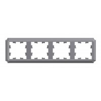 Рамка 4 поста SYSTEME ELECTRIC ATLASDESIGN ANTIQUE, сталь, ATN100904