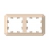 Рамка 2 поста SYSTEME ELECTRIC ATLASDESIGN ANTIQUE, песочный, ATN101202