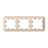 Рамка 3 поста SYSTEME ELECTRIC ATLASDESIGN ANTIQUE, песочный, ATN101203