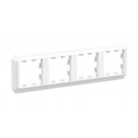 Рамка 4 поста SYSTEME ELECTRIC ATLASDESIGN ANTIQUE, лотос, ATN101304