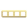 Рамка 4 поста ATLASDESIGN ANTIQUE, золотой, ATN101604