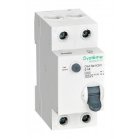 Дифавтомат SYSTEME ELECTRIC City9 Set 2P 16А 6 кА, 30 мА (AC), C9D36616