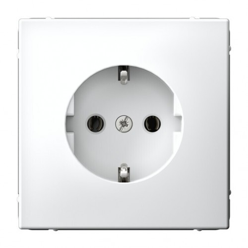 Розетка SYSTEME ELECTRIC ARTGALLERY, скрытый монтаж, с заземлением, белый, GAL000143