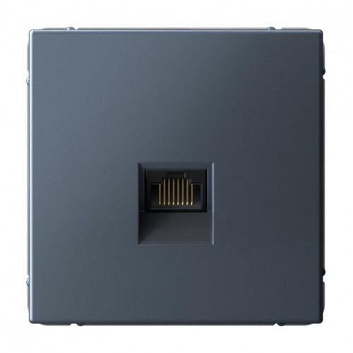 Розетка компьютерная RJ45 SYSTEME ELECTRIC ARTGALLERY, скрытый монтаж, грифель, GAL000786