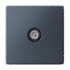 Розетка TV SYSTEME ELECTRIC ARTGALLERY оконечная, скрытый монтаж, грифель, GAL000791