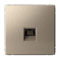 SYSTEME ELECTRIC ArtGallery Шампань Розетка компьютерная RJ45, кат. 5е, механизм