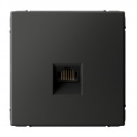 SYSTEME ELECTRIC ArtGallery Базальт Розетка компьютерная RJ45, кат. 5е, механизм