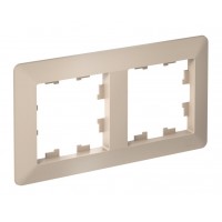 Рамка 2 поста SYSTEME ELECTRIC ATLASDESIGN AIR, песочный
